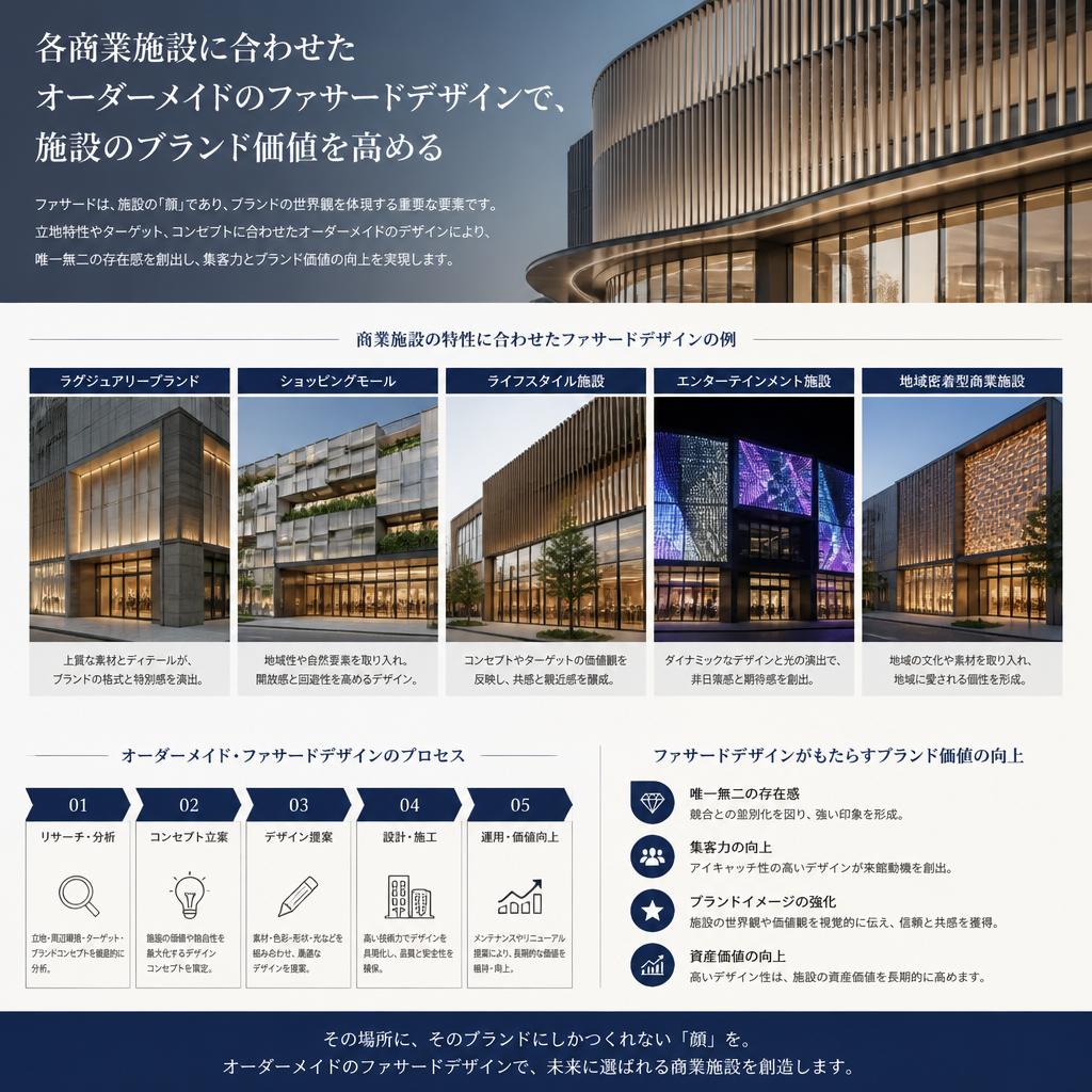 個性を引き出すファサードデザイン