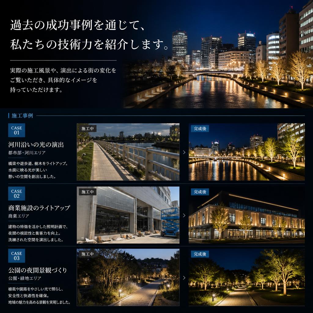 施工実績と事例紹介