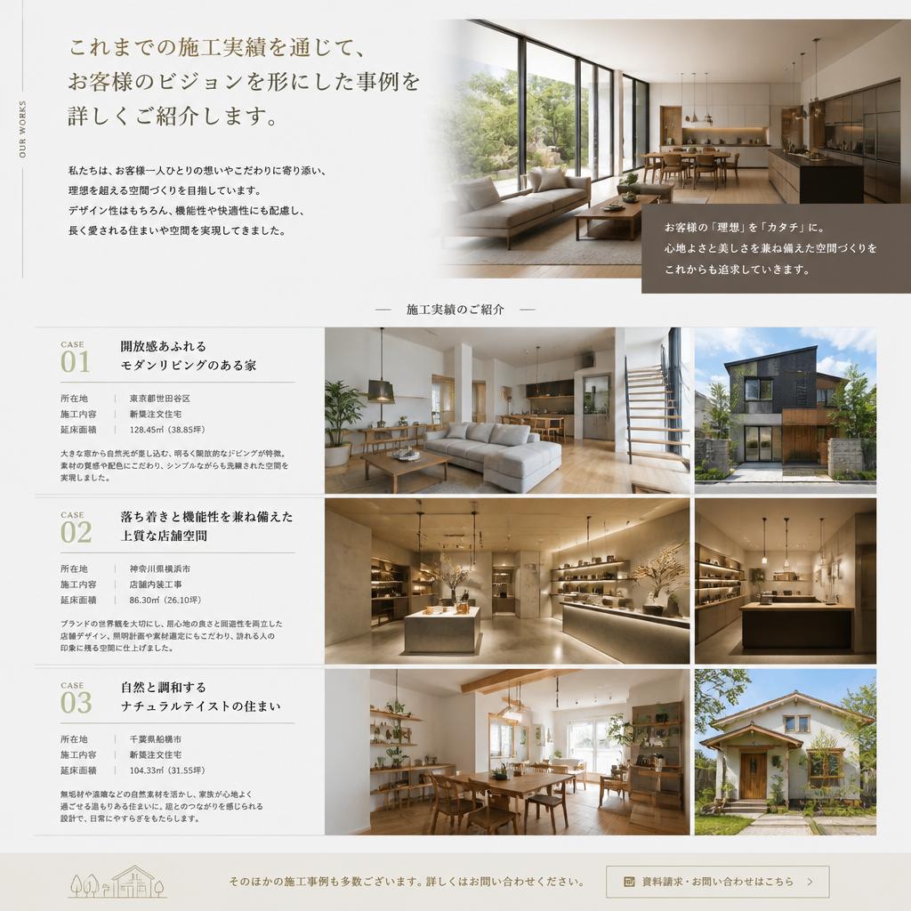 実績紹介：成功事例のご紹介