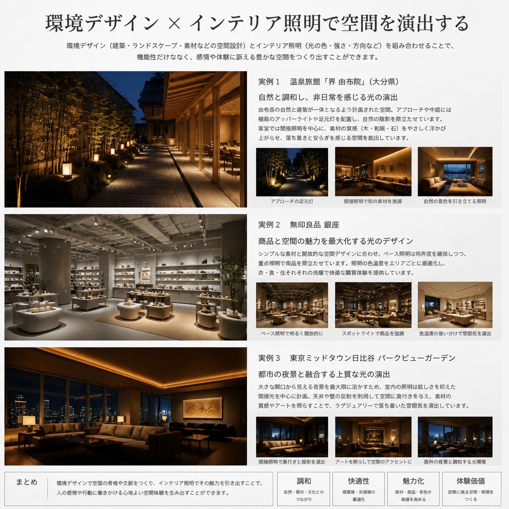 第3章: 環境デザインとインテリア照明の融合