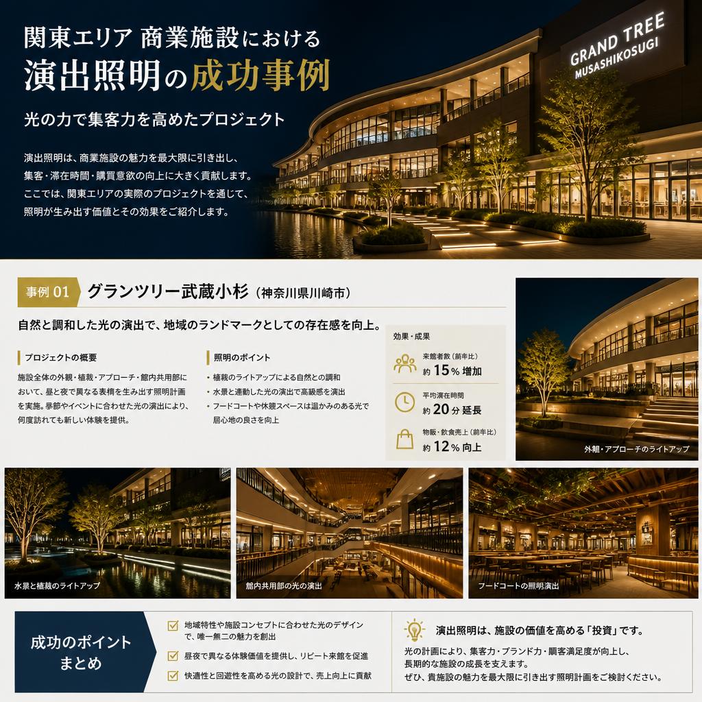 関東エリア商業施設における成功事例