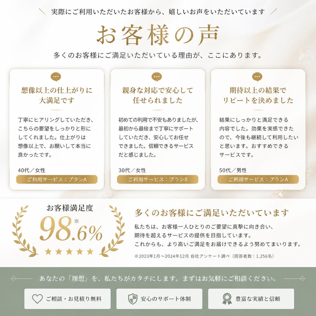 5. お客様の声