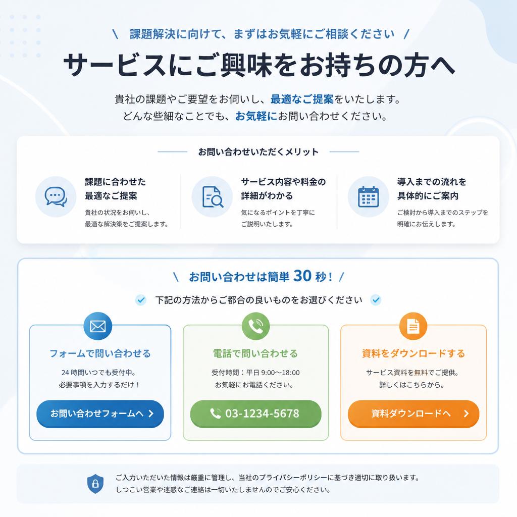 7. お問い合わせ