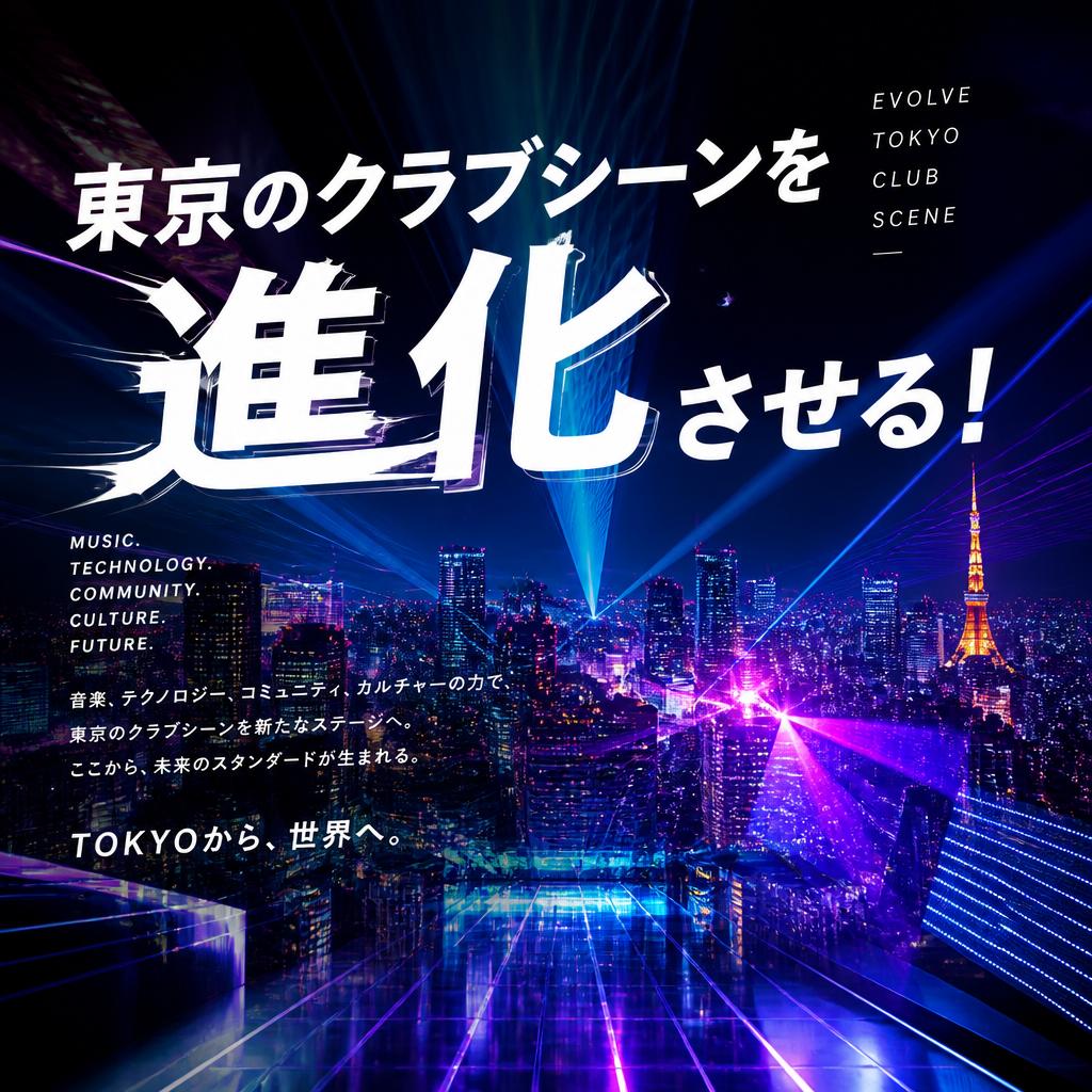 東京のクラブシーンを進化させる！