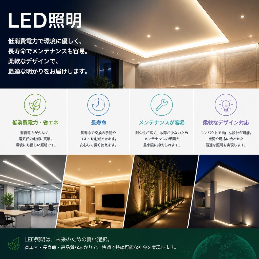 屋外LED照明の利点