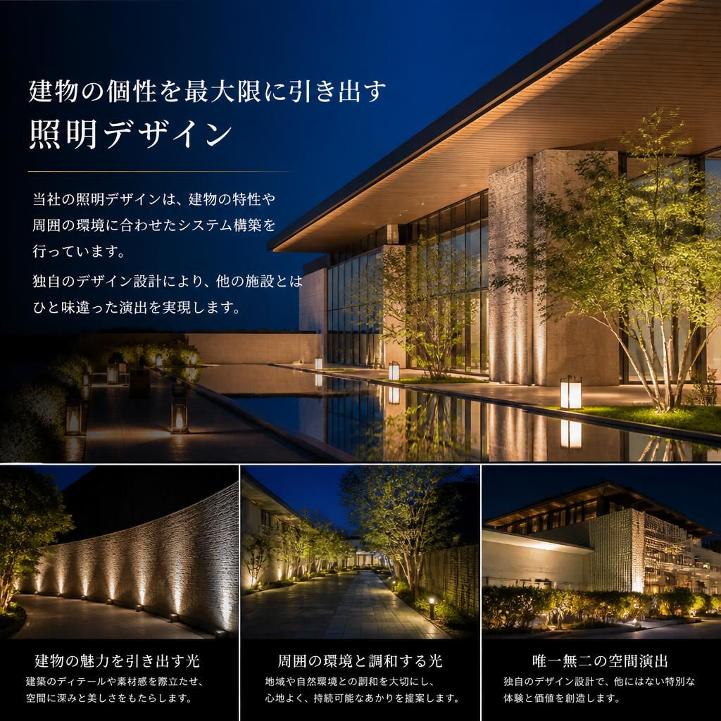効果的な照明デザインで差別化