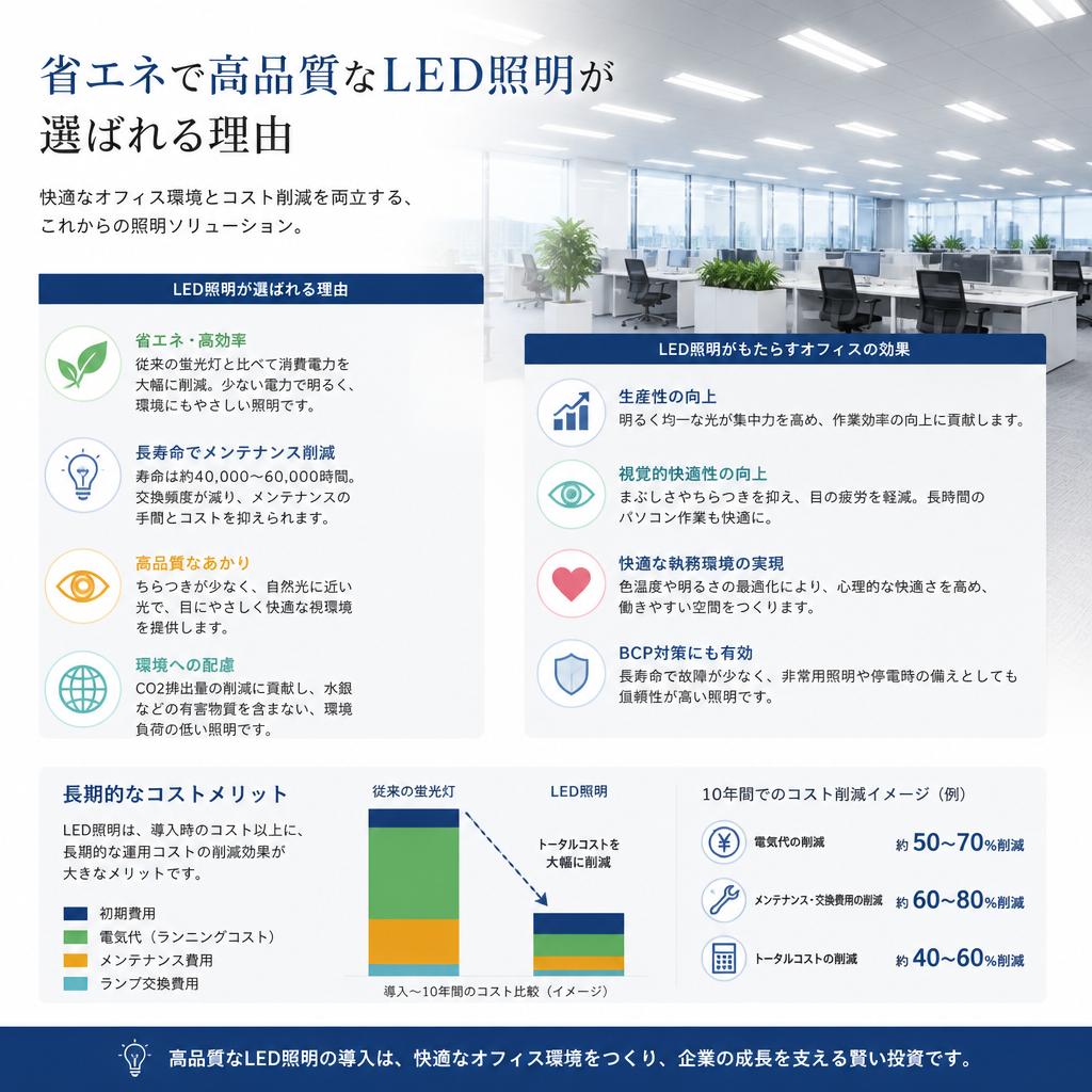 2. LED照明の魅力とは？