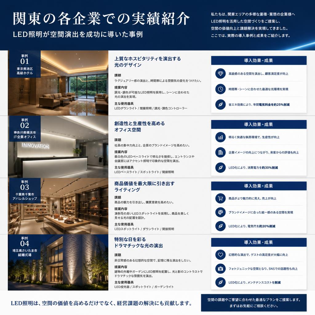 3. 空間演出の成功事例