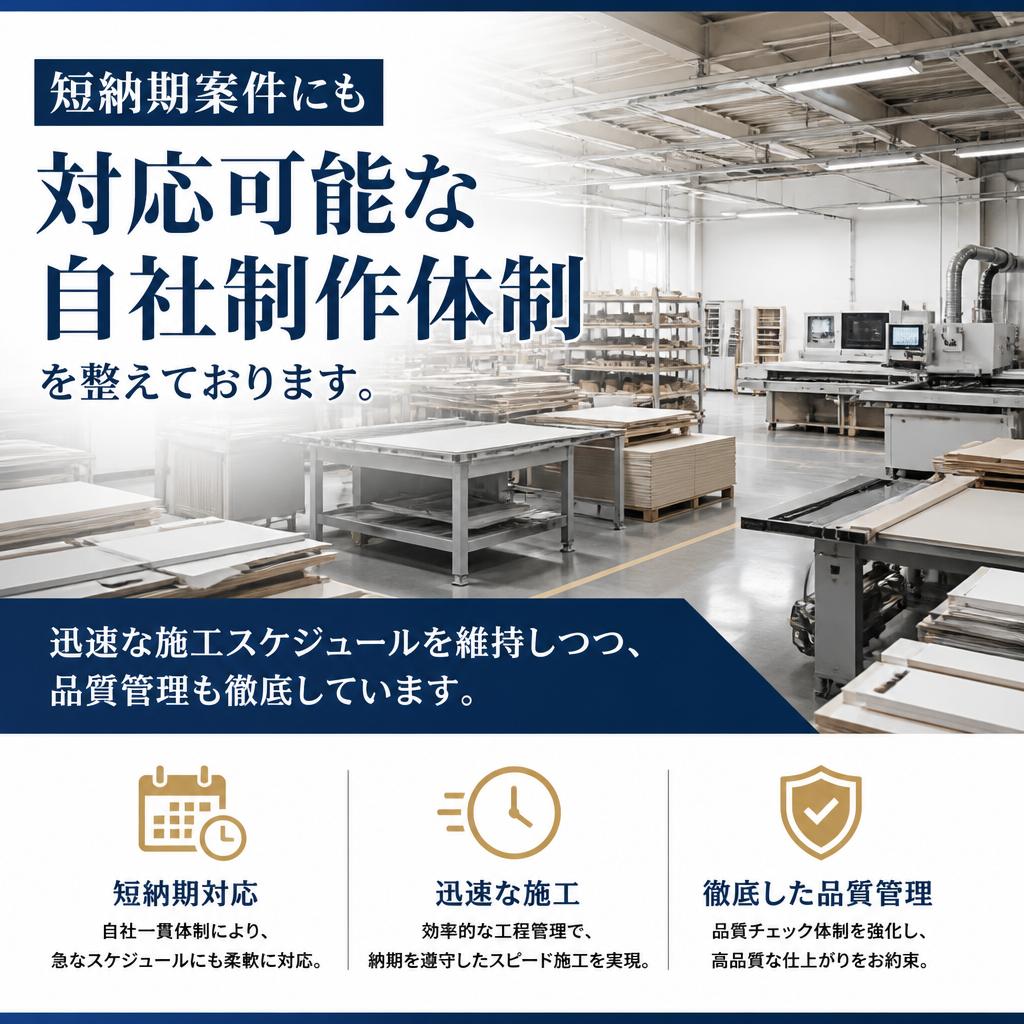 短納期対応の紹介