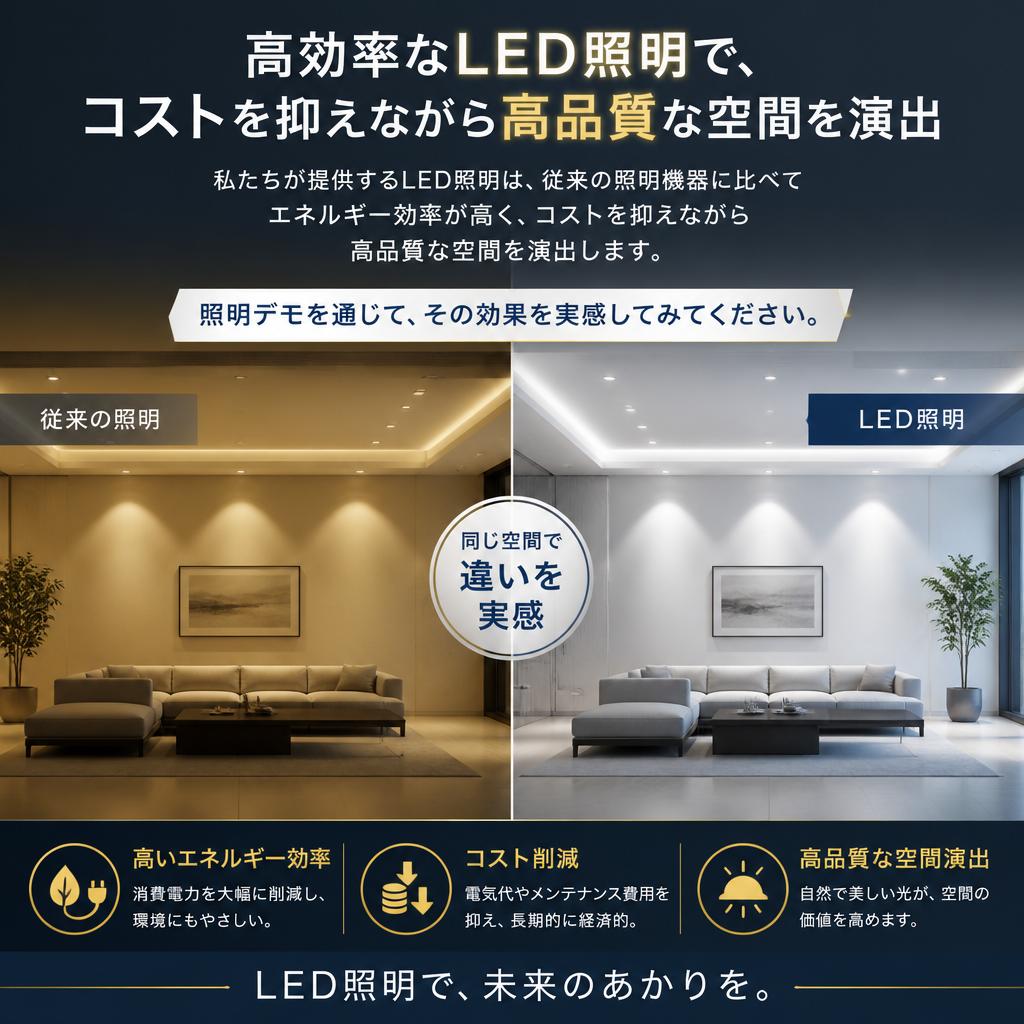 2. エネルギー効率の良いLED技術