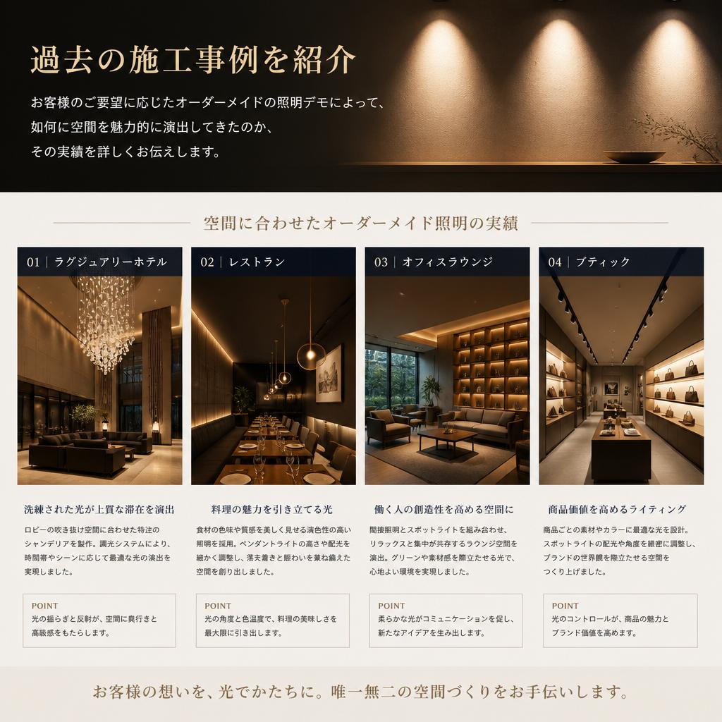 4. 魅力的な空間演出の事例