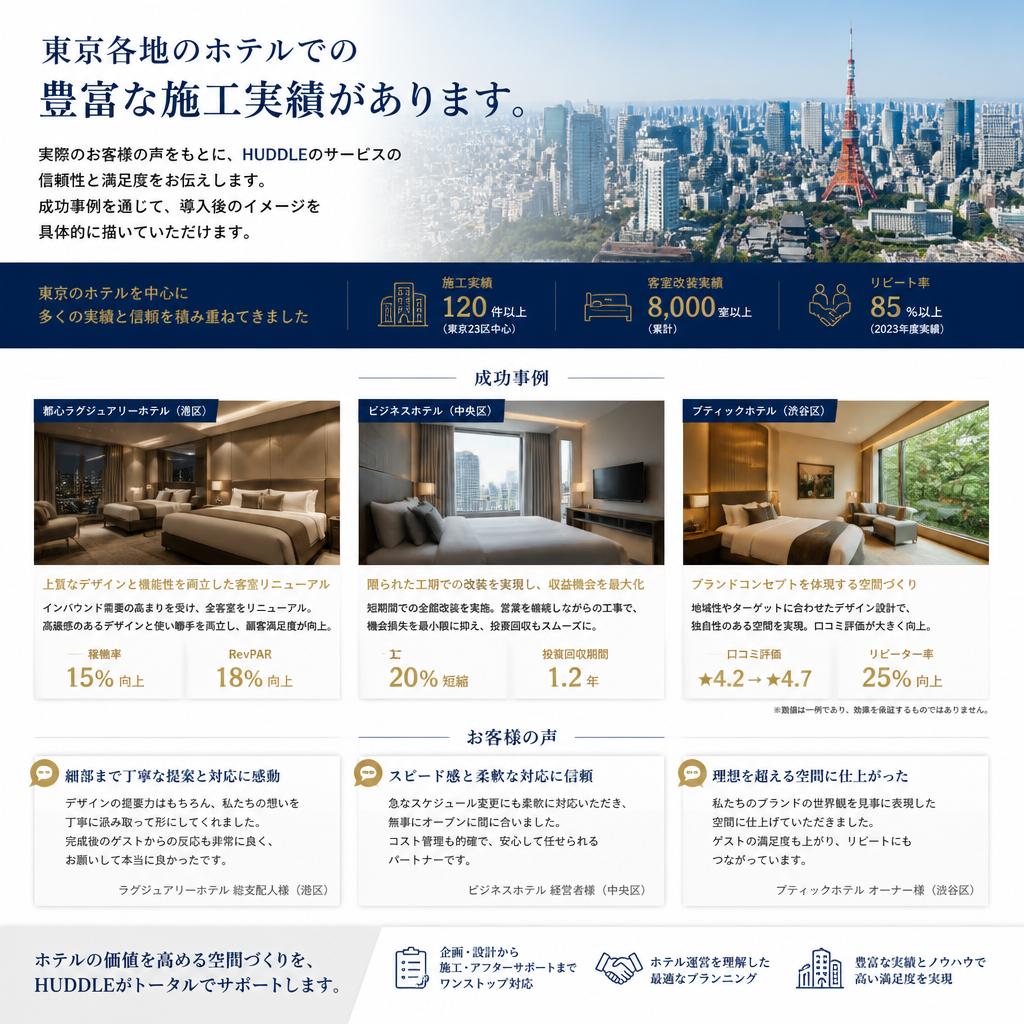 施工実績とお客様の声