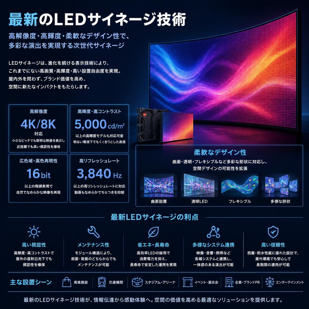 2. LEDサイネージの利点