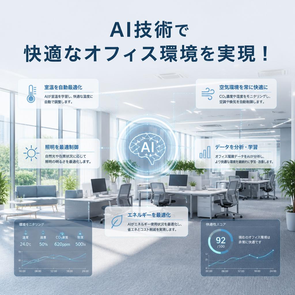 AI技術で快適なオフィス環境を実現！