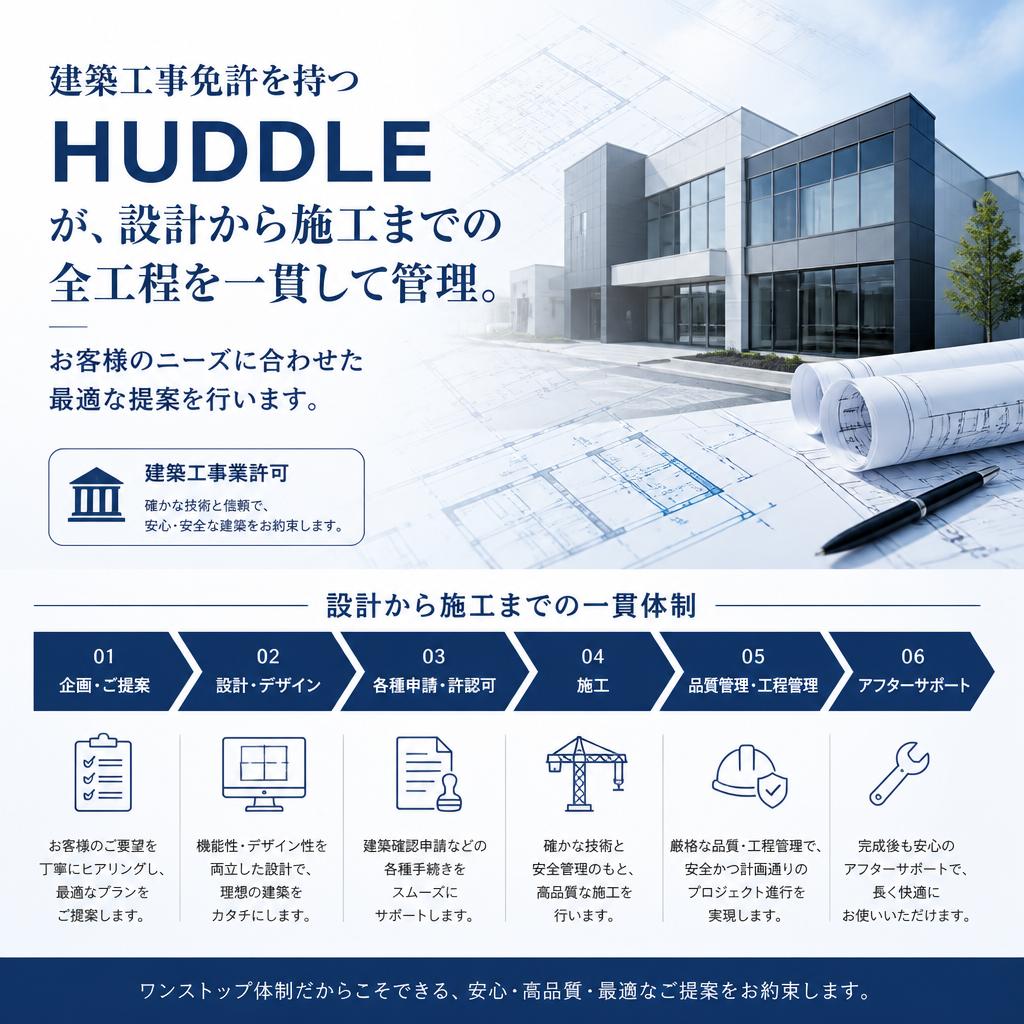 HUDDLEの強み