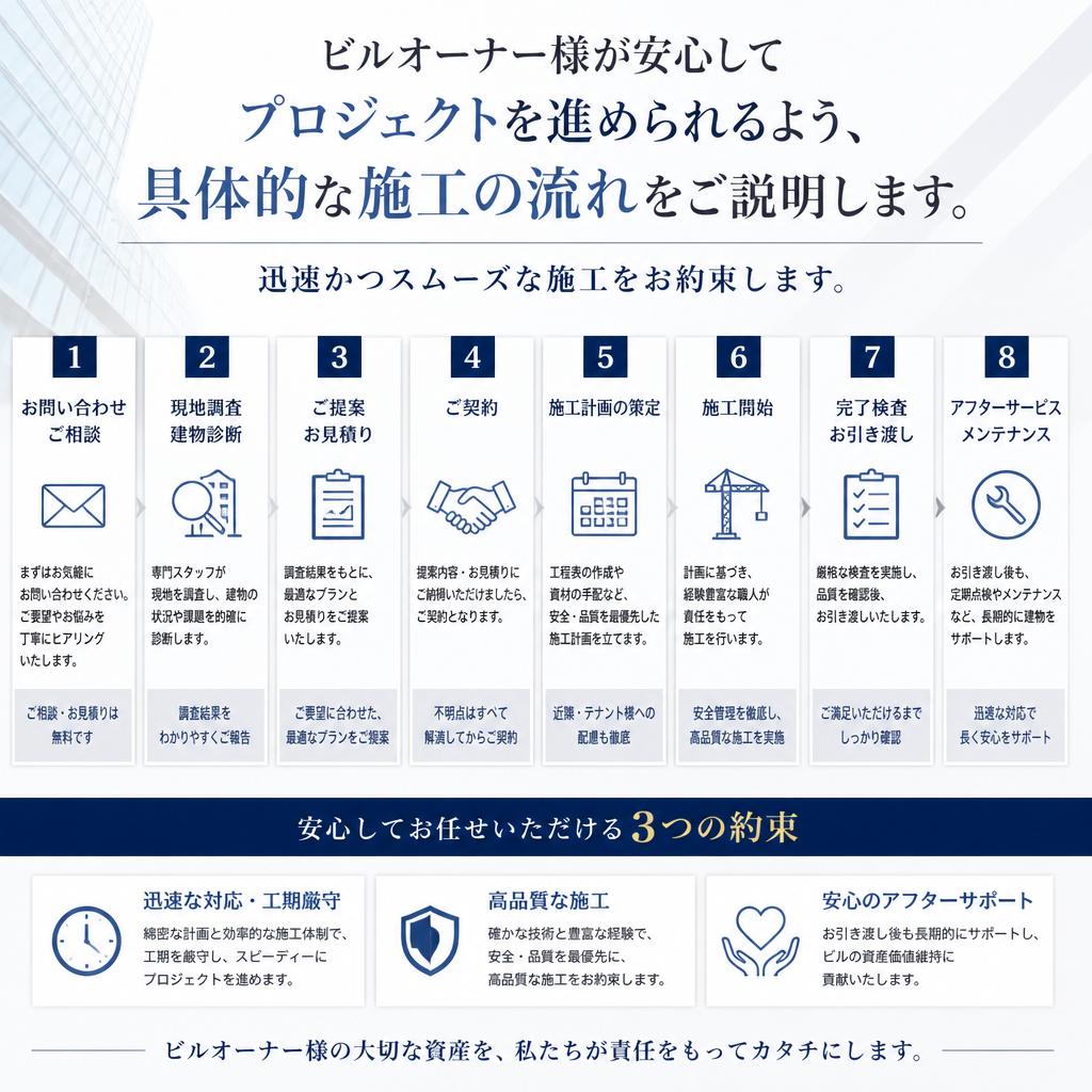 5. 施工から運用までの流れ