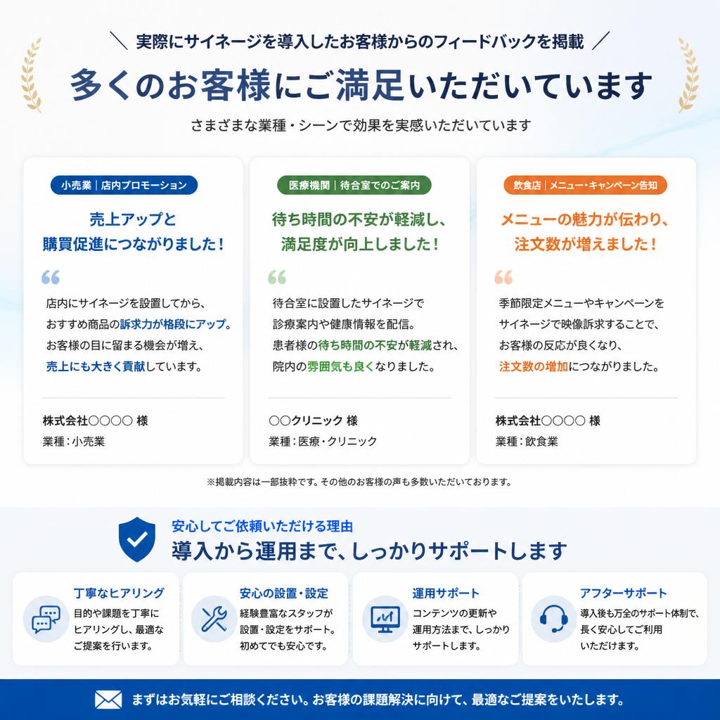 お客様の声