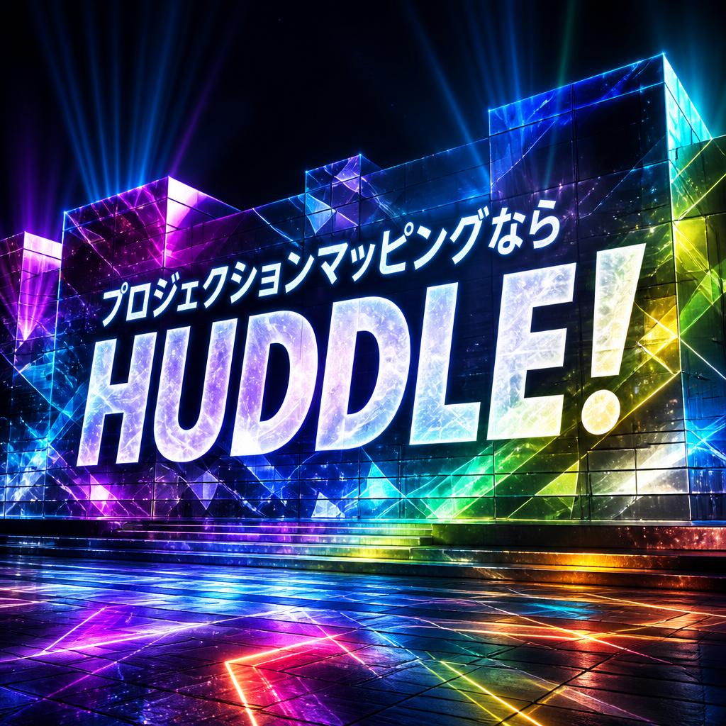 プロジェクションマッピングならHUDDLE！