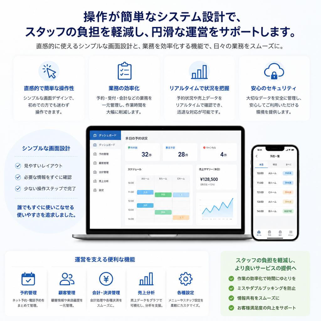 4. スムーズなオペレーション