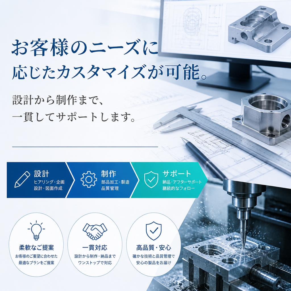 カスタマイズ可能な設計