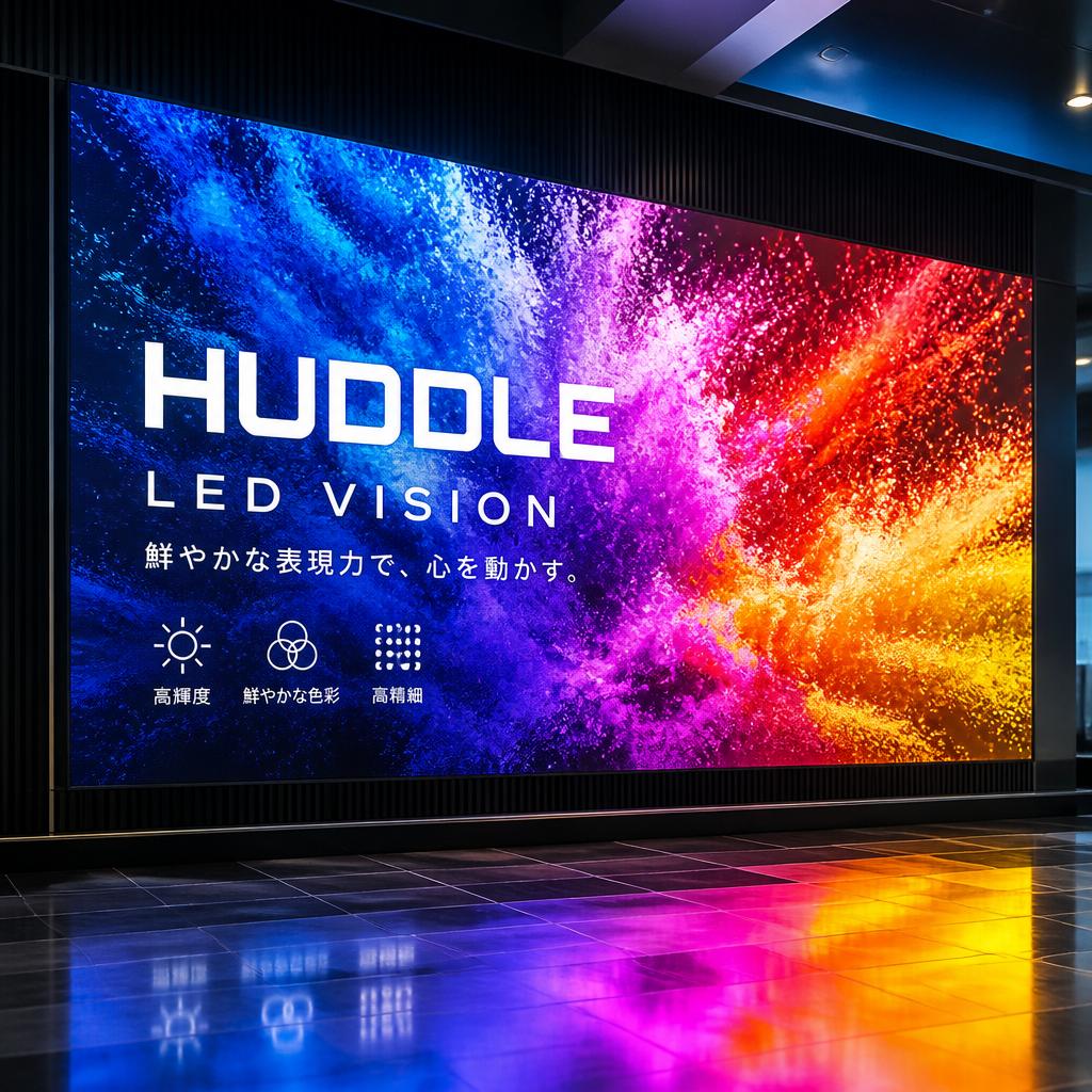 HUDDLEのLEDビジョンの特長