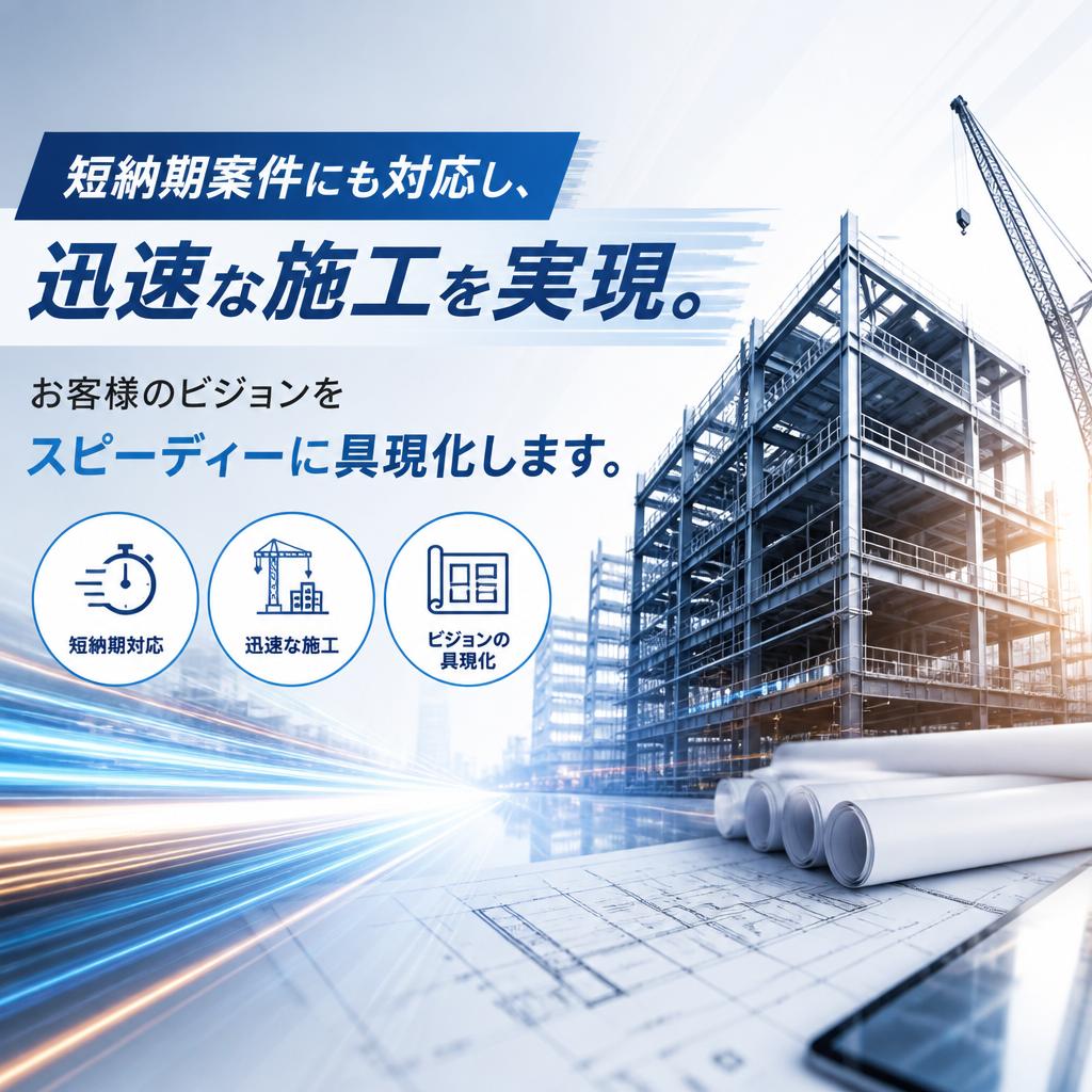 4. 短納期の対応力