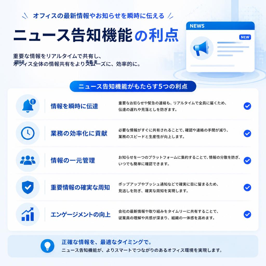 最新ニュース告知の重要性