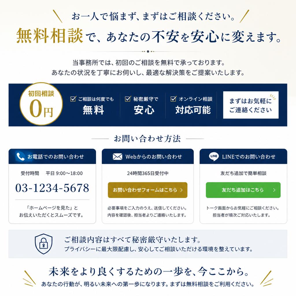 7. お問い合わせ・無料相談受付