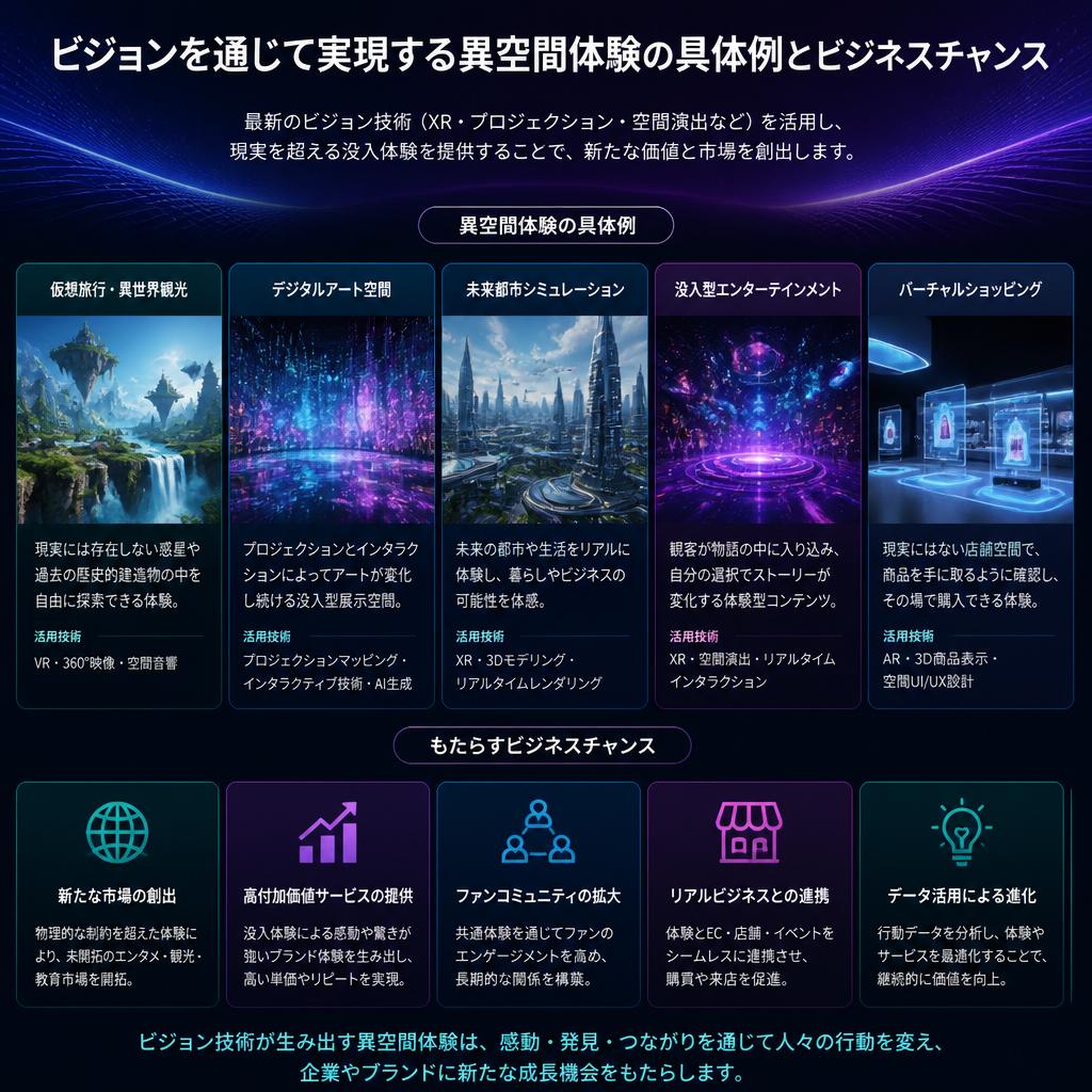 異空間体験を提供する利点