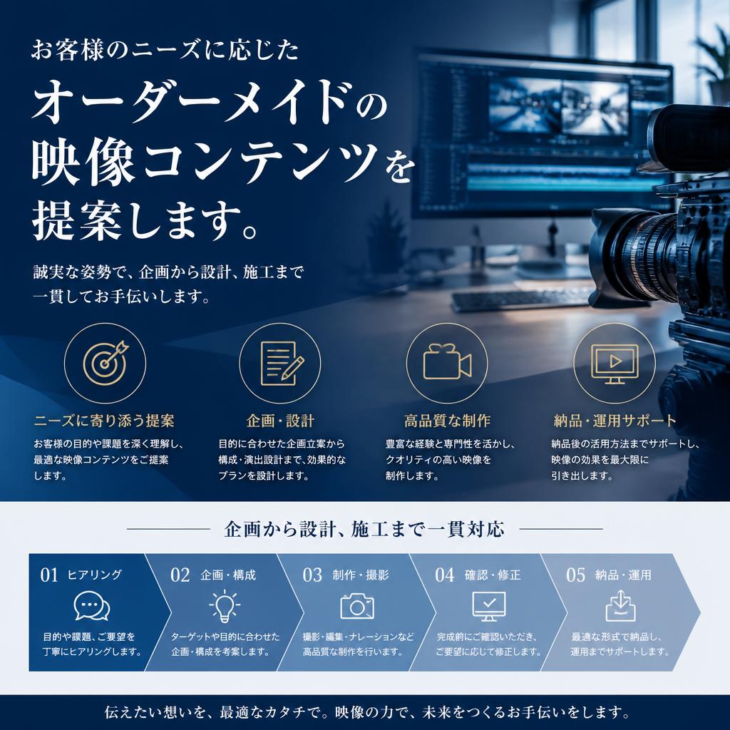 オーダーメイドの提案力