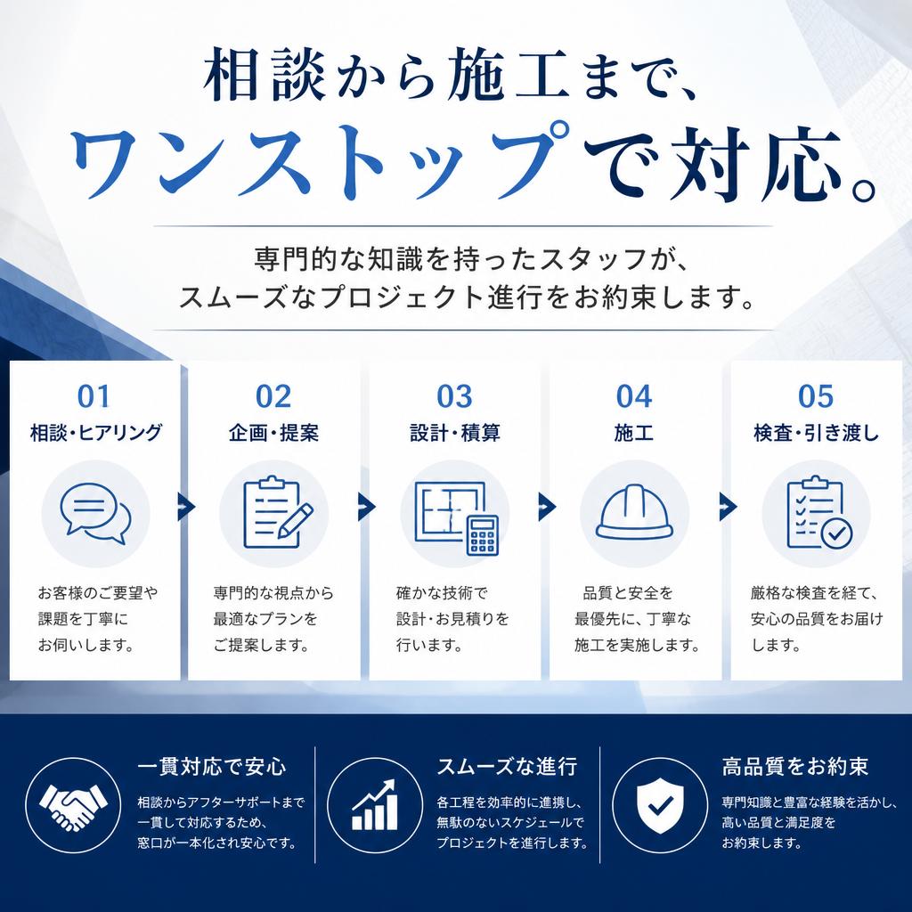 簡単なプロセスでの実現