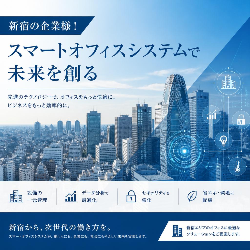 新宿の企業様！スマートオフィスシステムで未来を創る