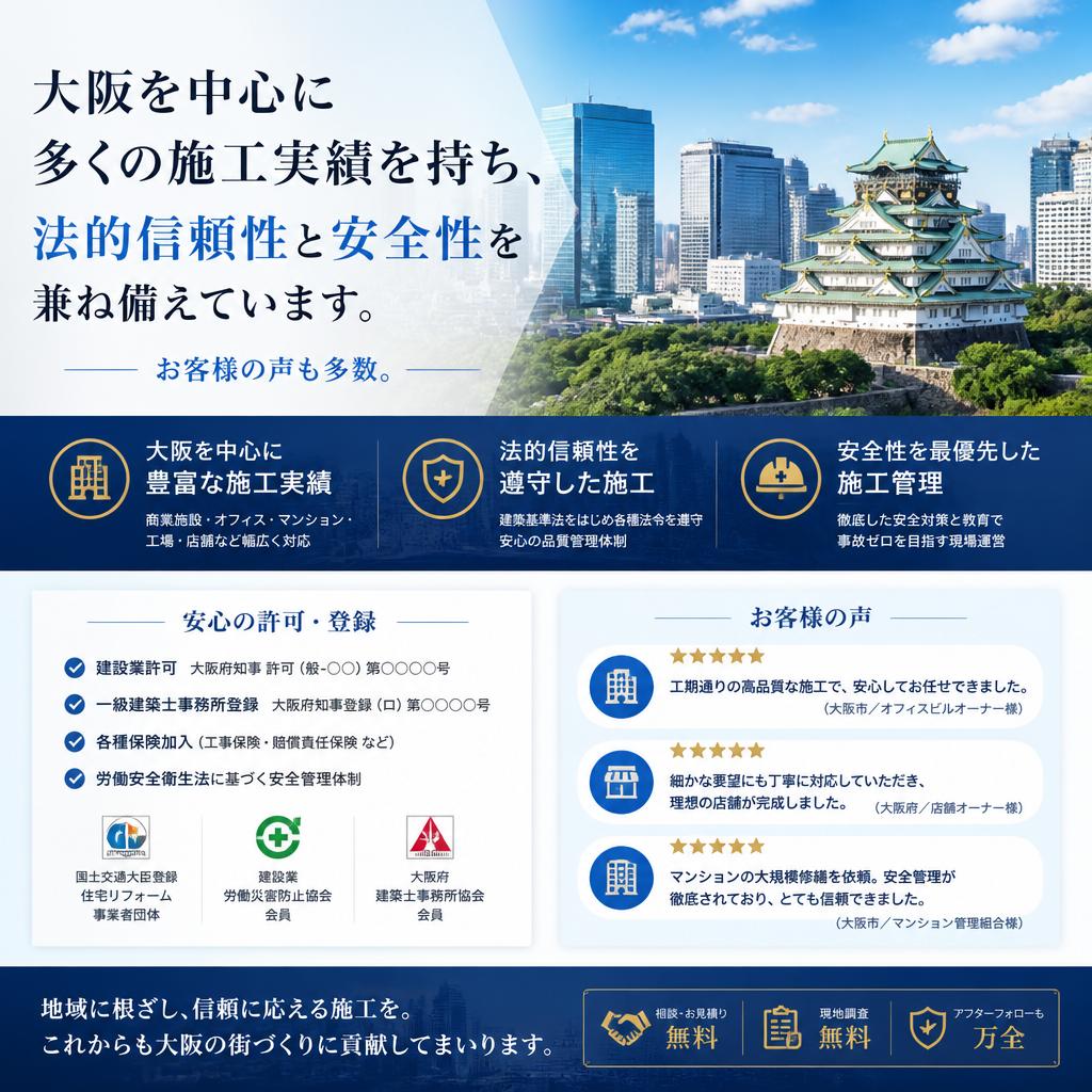 実績と信頼の証