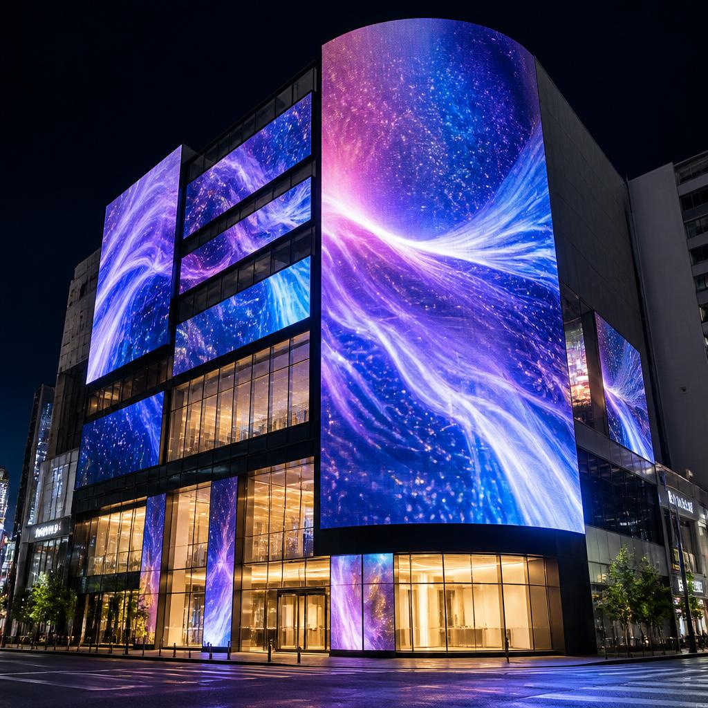 渋谷の商業施設をLEDビジョンで魅力的に演出！