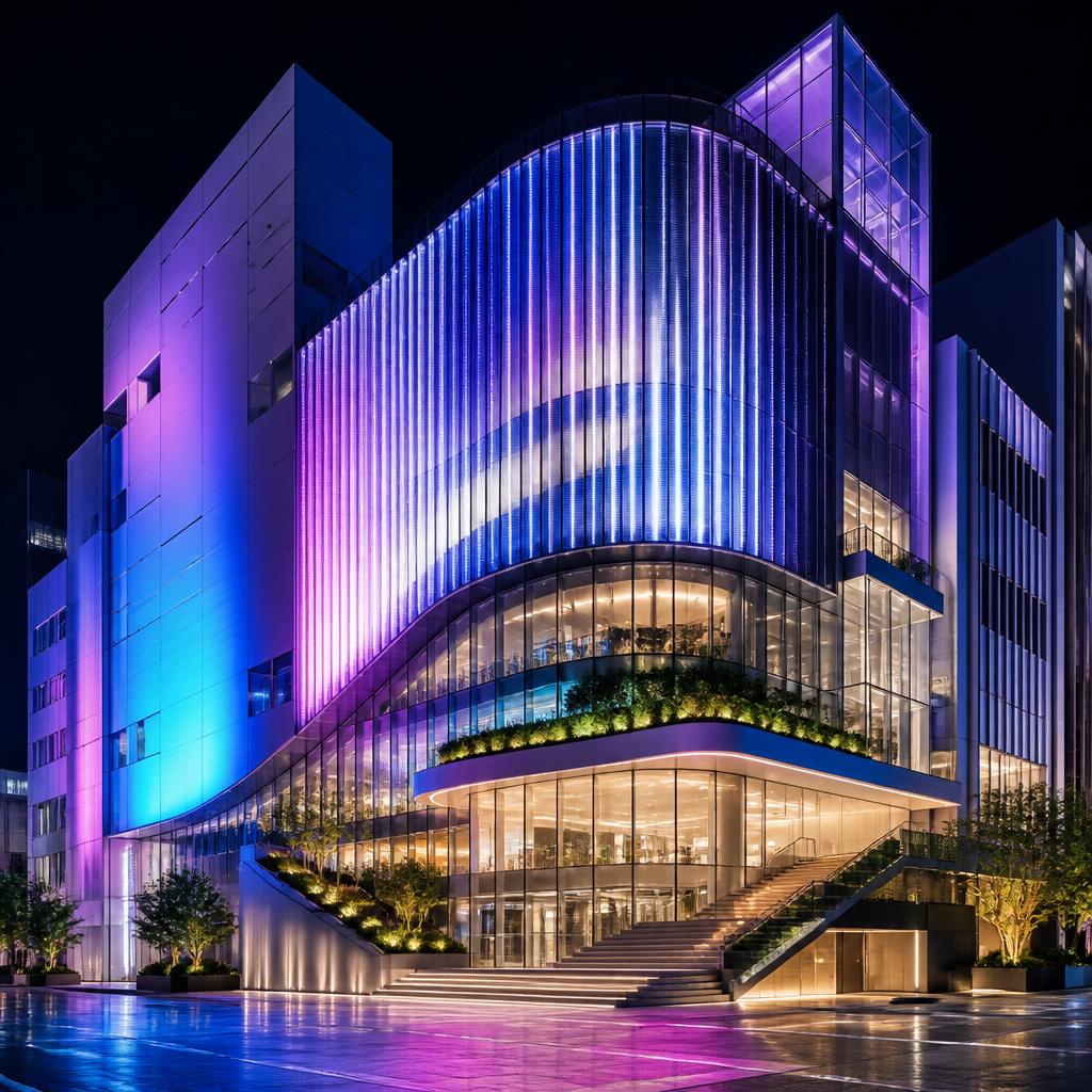 渋谷の商業施設をLEDの演出照明で美しく！