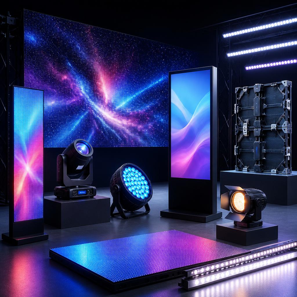 多彩なLED製品のラインナップ
