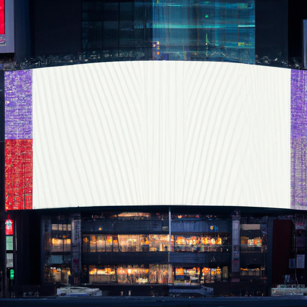 2. 東京の街を彩る大型LEDディスプレイ