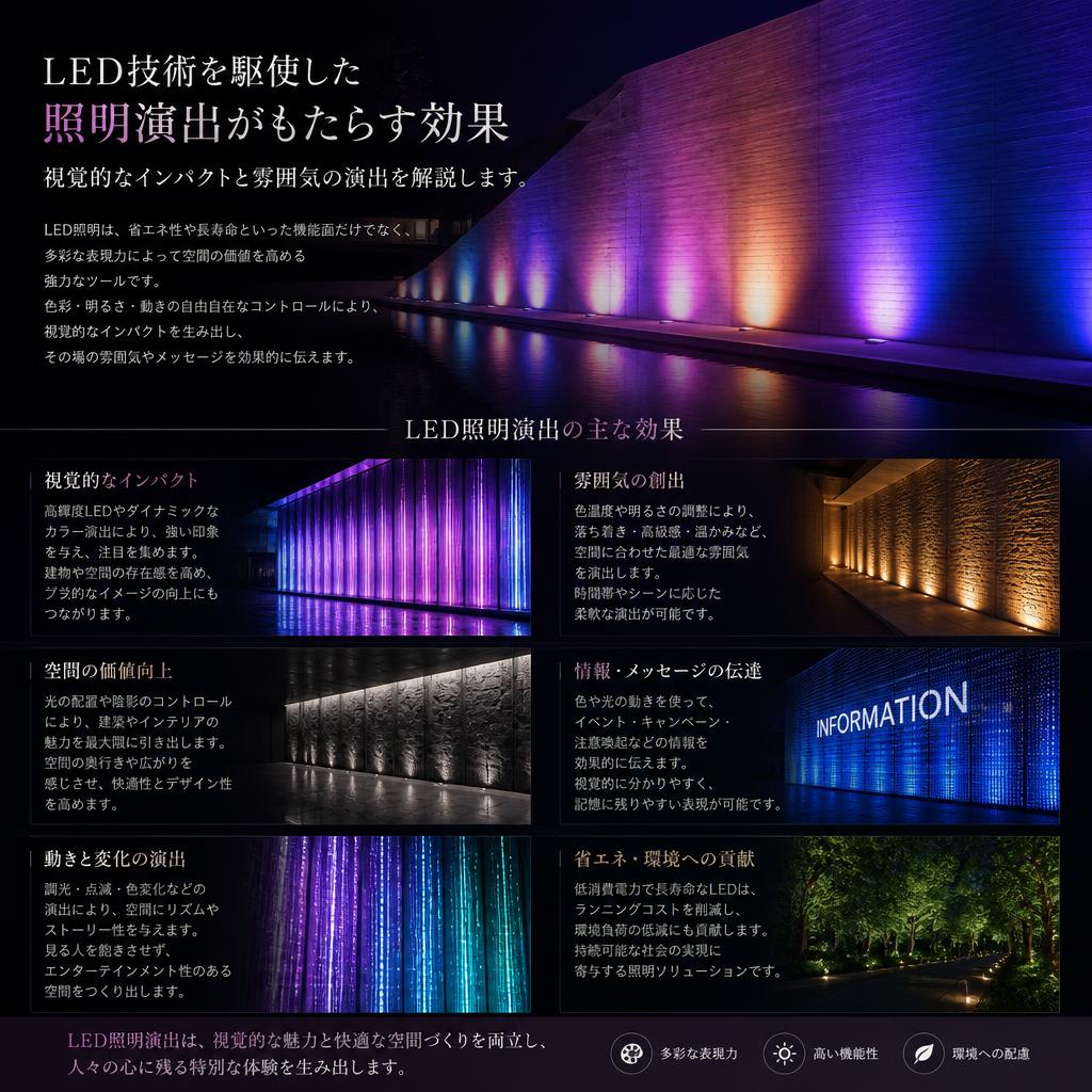最新の照明技術