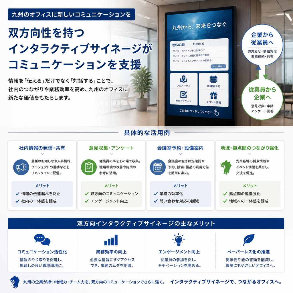 インタラクティブサイネージの可能性