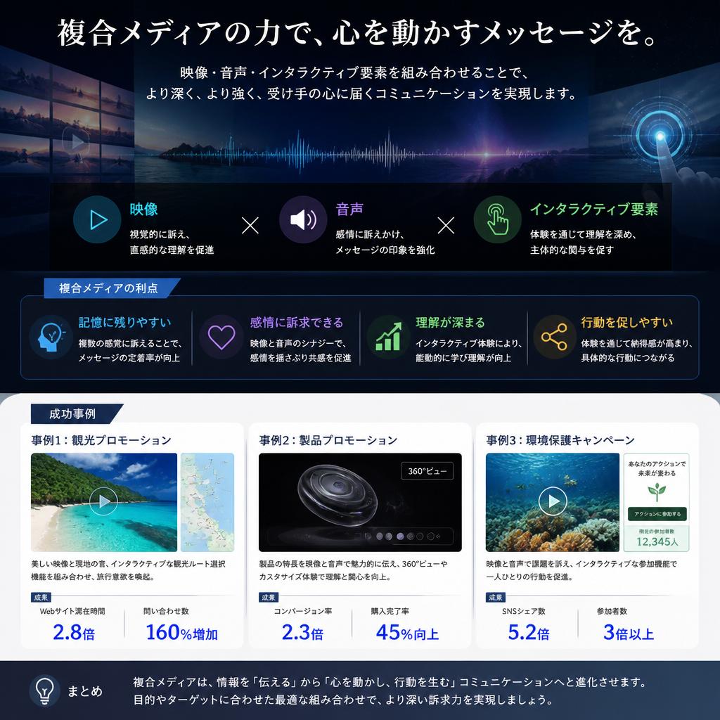 複合メディアの利用