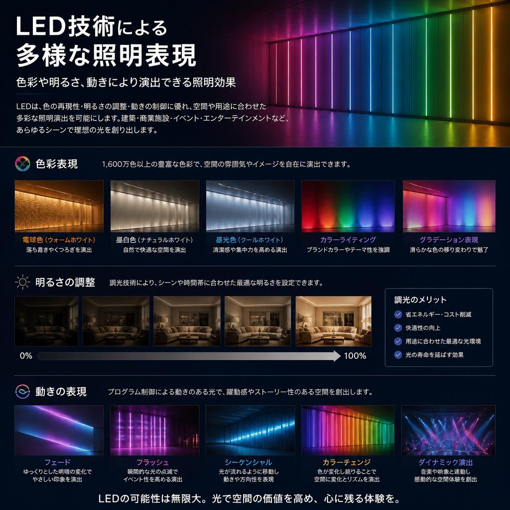 最新の照明技術とその応用