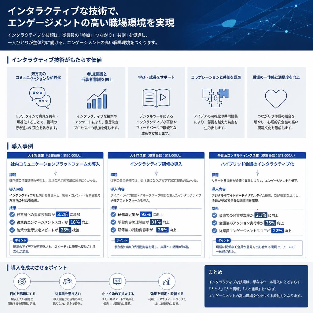 インタラクティブな仕組み