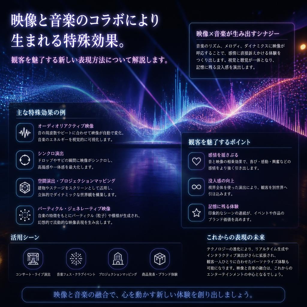 特殊効果で驚きを