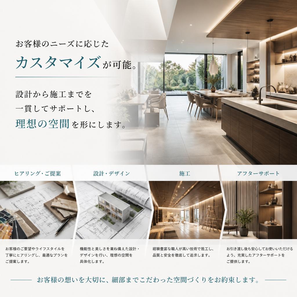 オーダーメイドのシステム構築