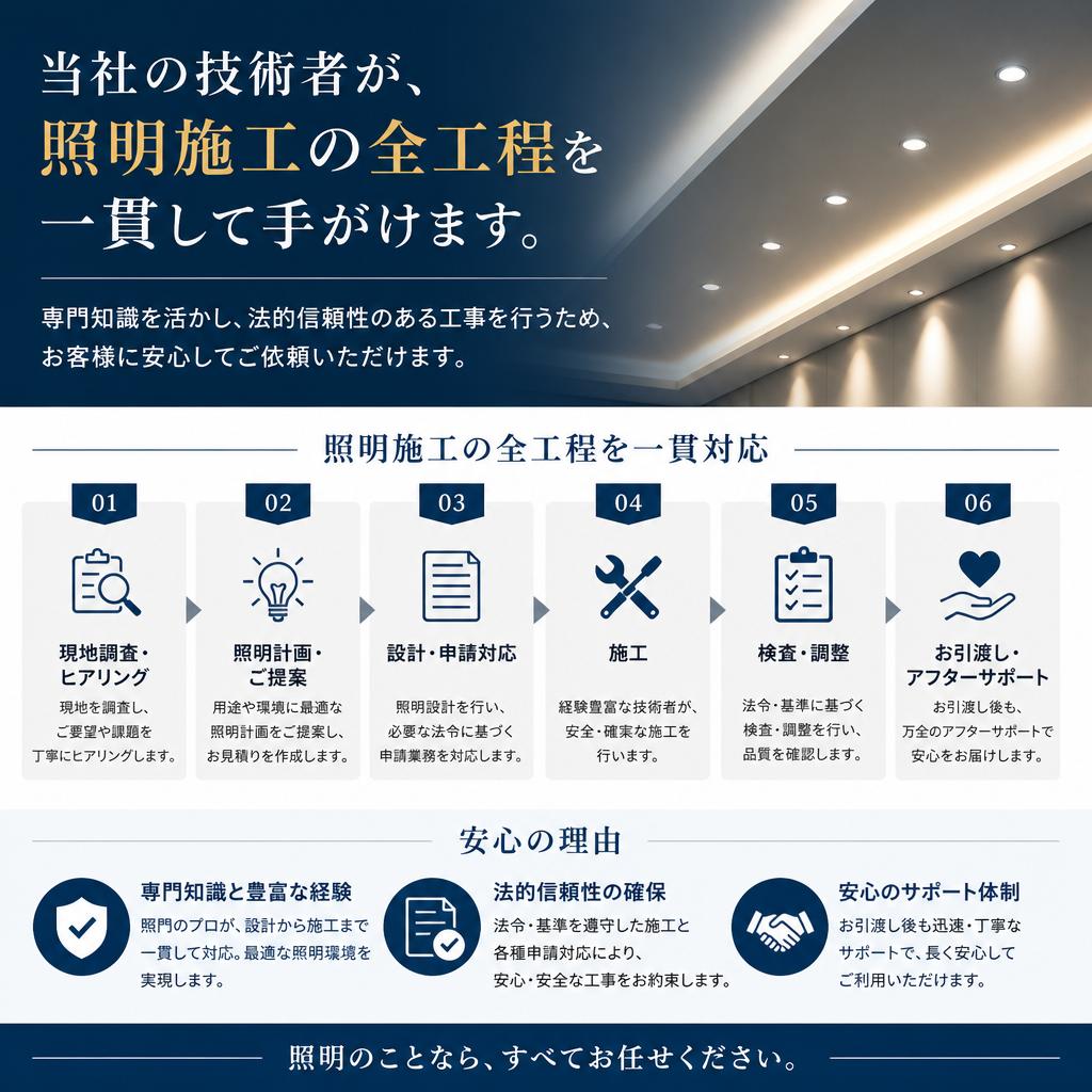 プロフェッショナルな施工