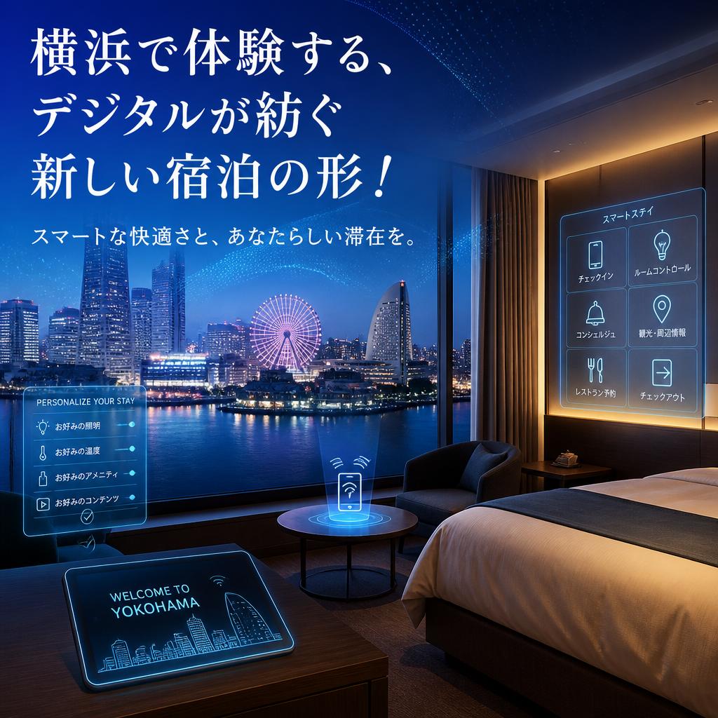 横浜で体験する、デジタルが紡ぐ新しい宿泊の形！