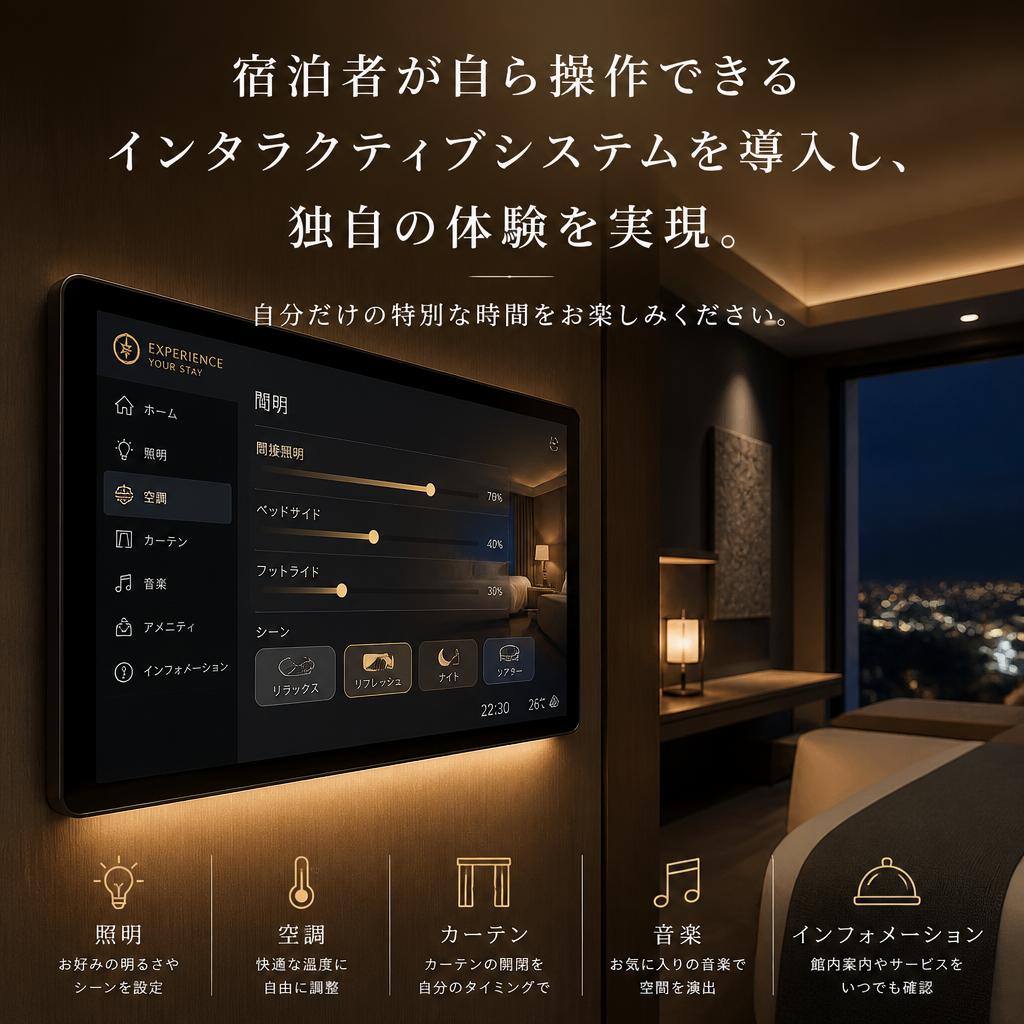 インタラクティブな演出