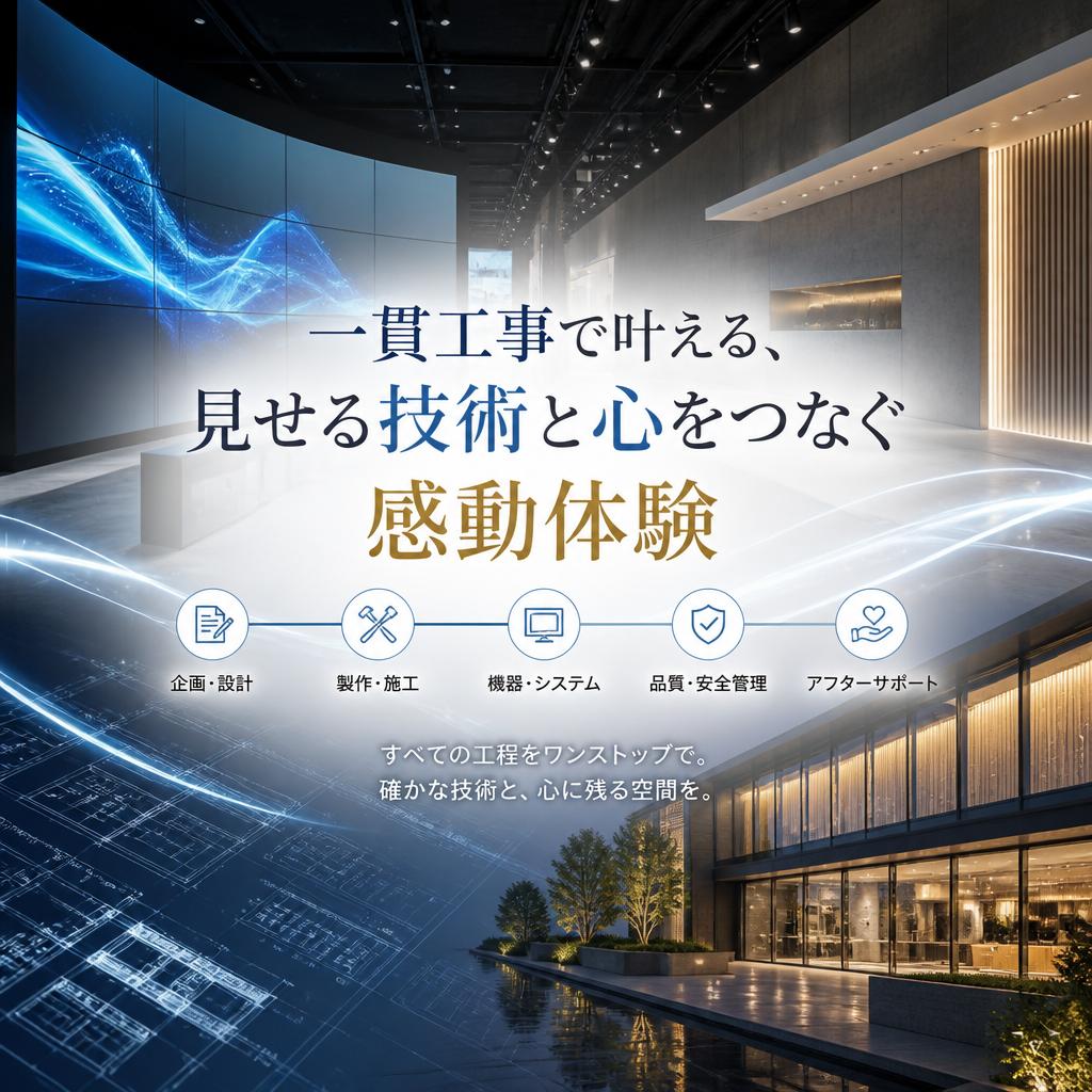 一貫工事で叶える、見せる技術と心をつなぐ感動体験