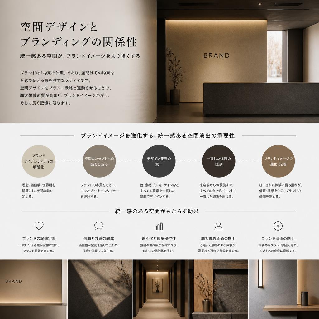 5. 施設ブランディングと空間の統一感