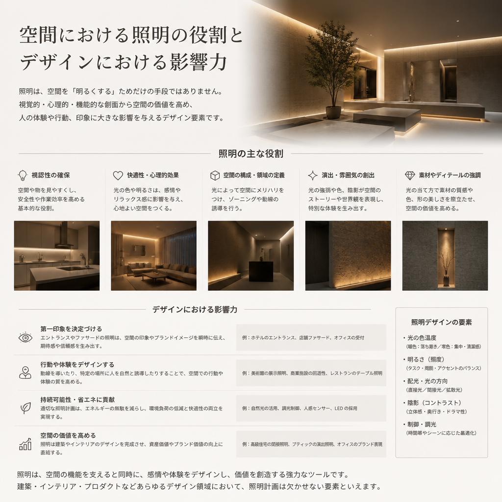 照明デザインの重要性